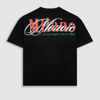 MONOIC TUTTO BENE 2 CAMISETA BOXY FIT MILANO NEGRO OSCURO