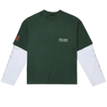 SINNERS CAMISETA DOBLE MANGA BLANCA POLIZIA VERDE