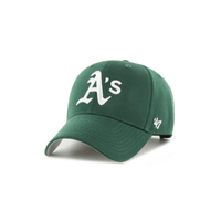 ´47 MVP MLB OAKLAND ATHLETICS GORRA AJUSTABLE VERDE LOGO BLANCO