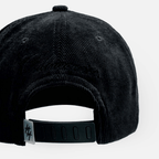 CULTURE WISE KONBINI GORRA AJUSTABLE NEGRA CORDUROY CLASSIC