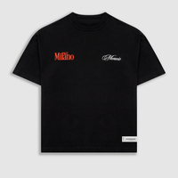 MONOIC TUTTO BENE 2 CAMISETA BOXY FIT MILANO NEGRO OSCURO