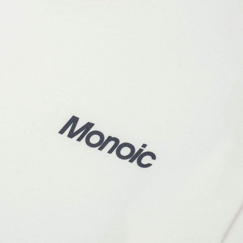 MONOIC TIMELESS V2 CAMISETA LOGO OVERSIZED BLANCA
