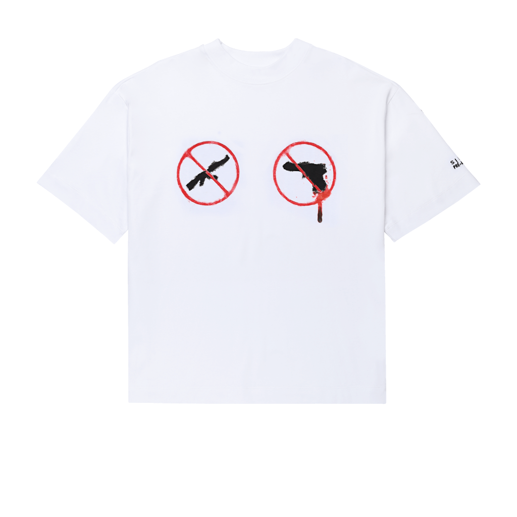 SINNERS AMERICAN HORROR CAMISETA BOXY BLANCA