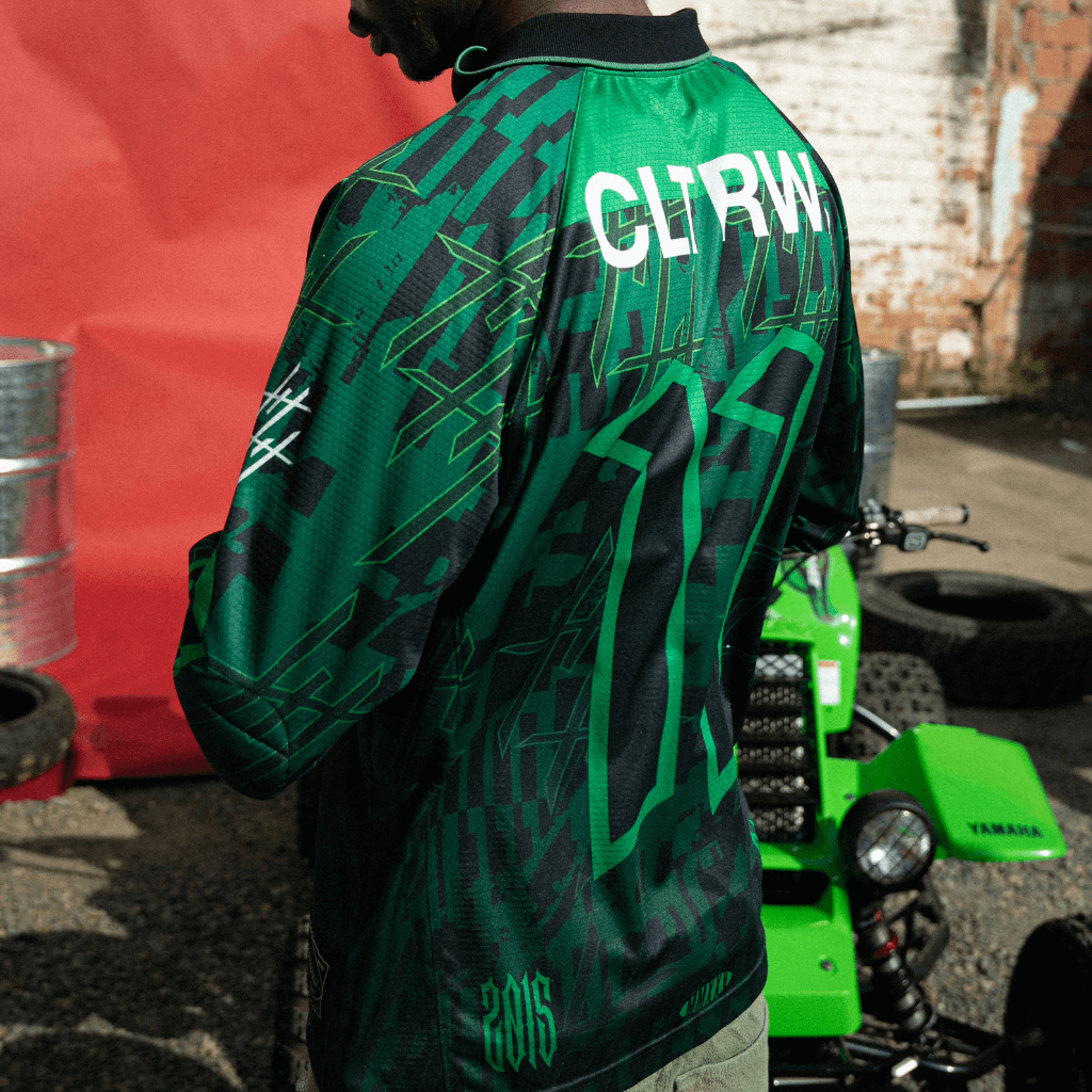 CULTUREWISE TWO STROKE SAINTS JERSEY MOTOCROSS VERDE