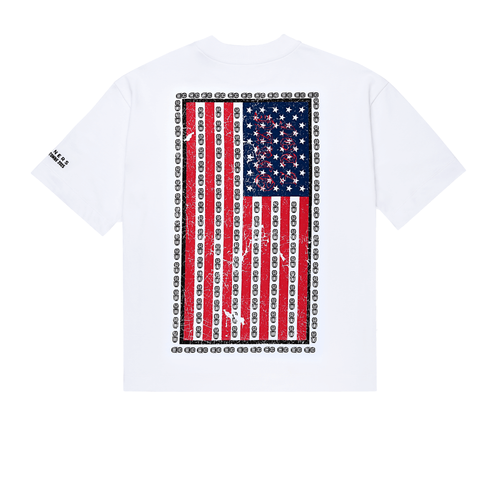 SINNERS AMERICAN HORROR CAMISETA BOXY BLANCA