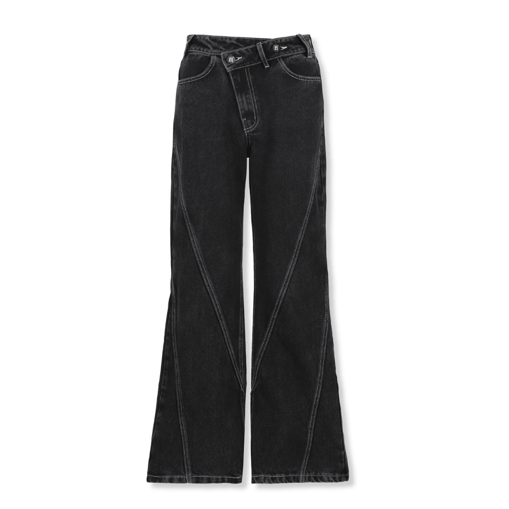 AURUM STARS II W STAR JEAN JEANS LOOSE FIT NEGROS