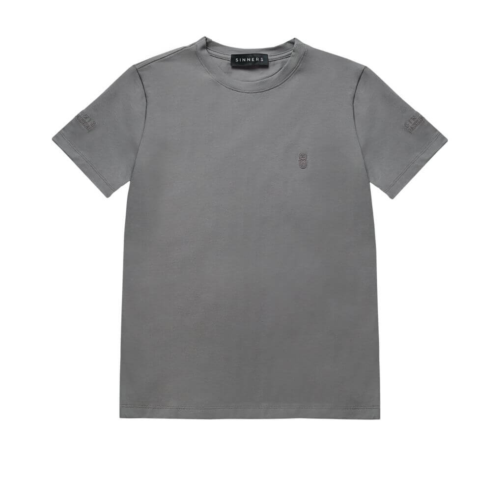 SINNERS PRIMAVERA 26 MONOGRAM CAMISETA SLIM GRIS