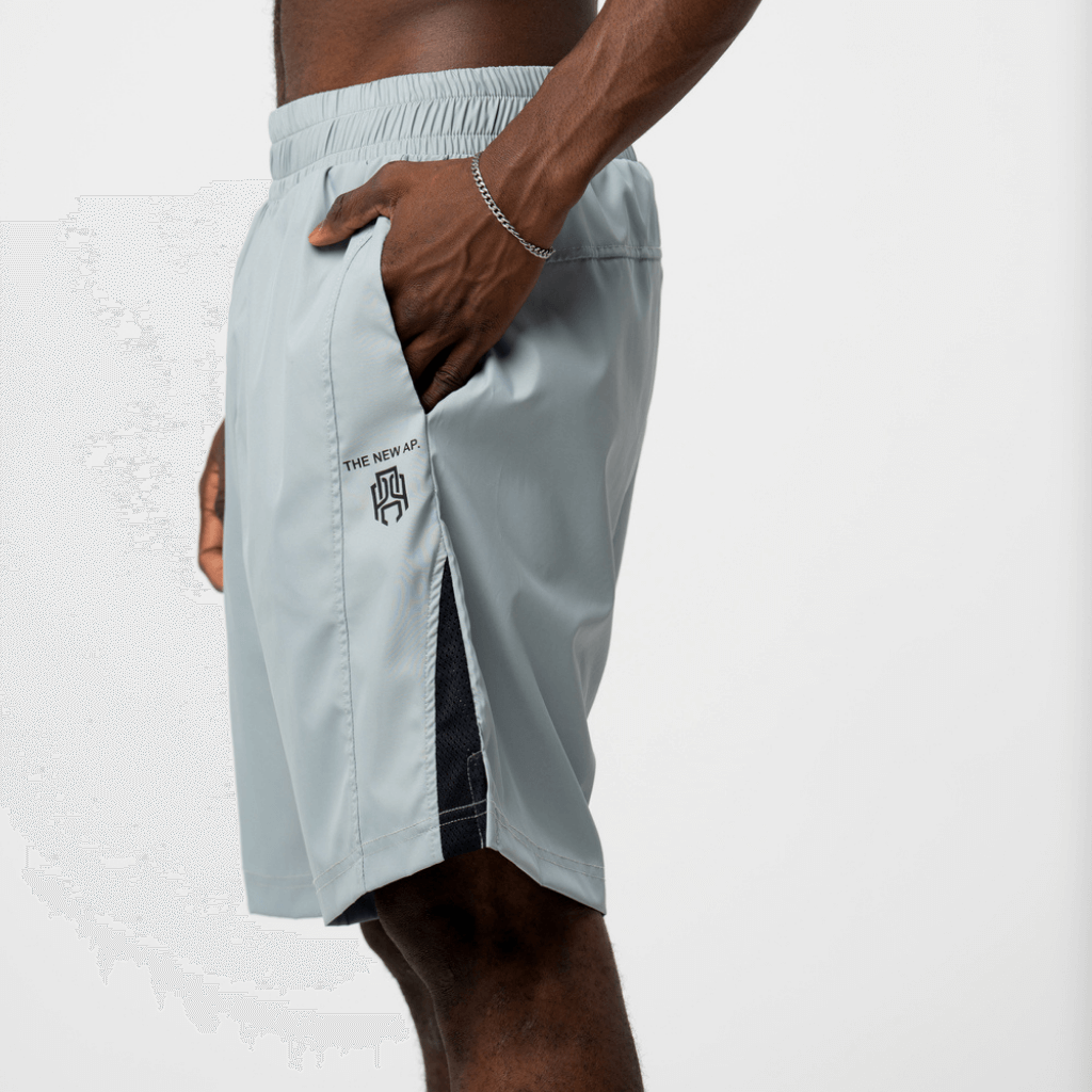 AP CROWN GODS LANGUAGE GAYATRI SHORTS GRIS