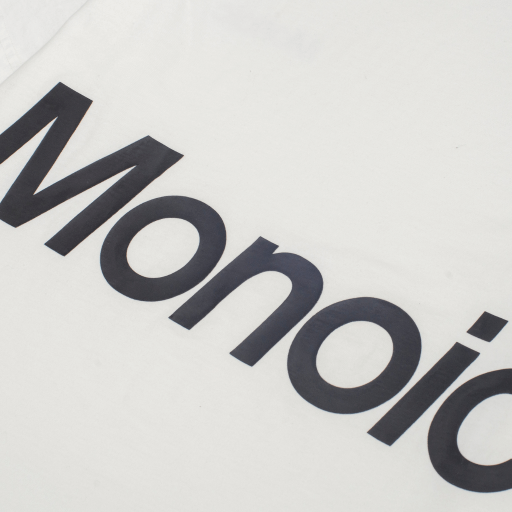 MONOIC TIMELESS V2 CAMISETA LOGO OVERSIZED BLANCA