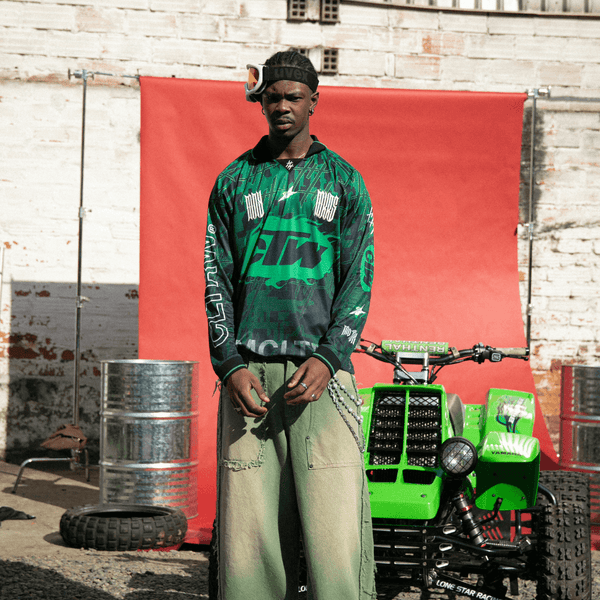 CULTUREWISE TWO STROKE SAINTS JERSEY MOTOCROSS VERDE