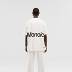 MONOIC TIMELESS V2 CAMISETA LOGO OVERSIZED BLANCA