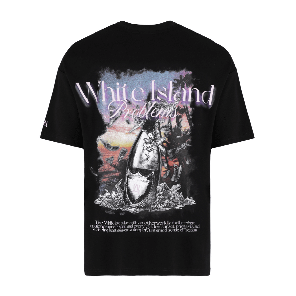 AURUM METROPOLIS III IBIZA CAMISETA OVERSIZED NEGRA