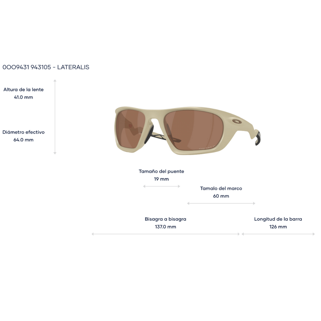 GAFAS OAKLEY LATERALIS BEIGE