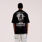 AURUM STARS I ELITE PERFORMANCE CAMISETA OVERSIZED NEGRA