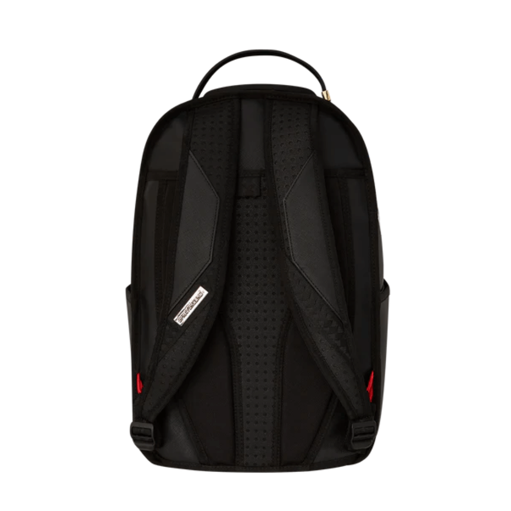 MORRAL SPRAYGROUND METALLIC DRIP SHARK DLXSV NEGRO