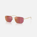 GAFAS RAYBAN 0RB3768 LENTE ROJO MARCO DORADO