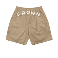 AP CROWN GODS LANGUAGE CROWN KHAKI SHORTS CAQUI