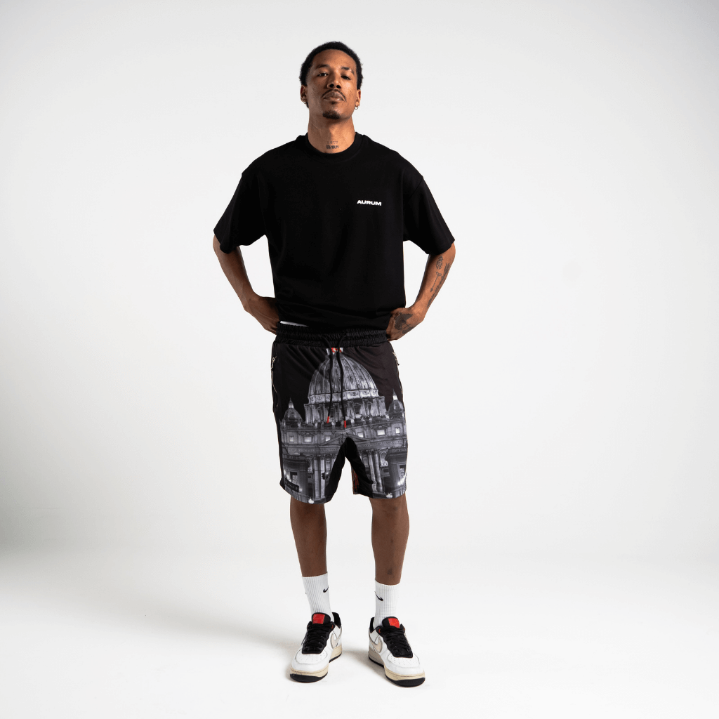 AURUM METROPOLIS III BLACK LINE CAMISETA OVERSIZED NEGRA