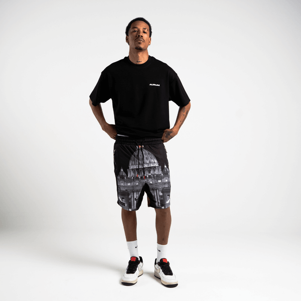 AURUM METROPOLIS III BLACK LINE CAMISETA OVERSIZED NEGRA