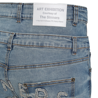 SINNERS FW25 DOUBLE FLARED BLUE JEANS