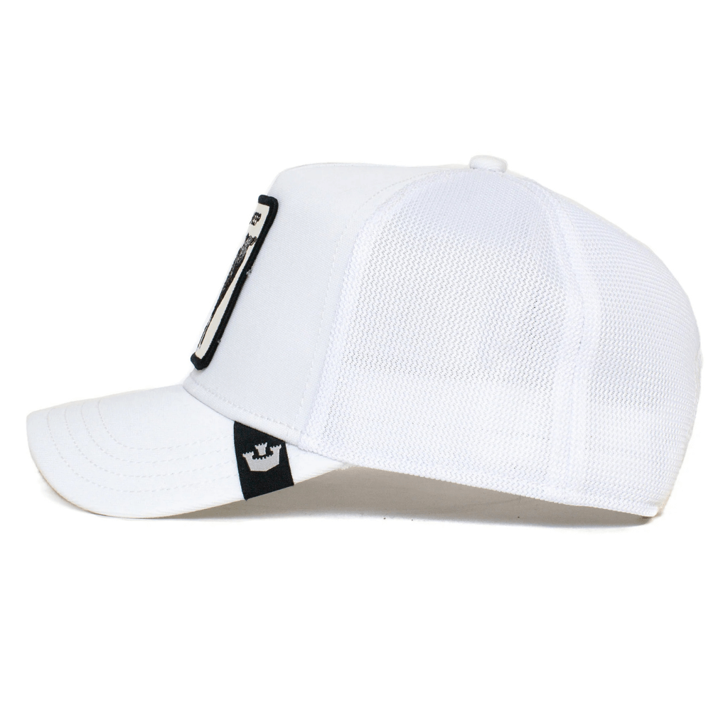 GOORIN BROS PLATINUM SHEEP  GORRA CAMIONERA AJUSTABLE BLANCA