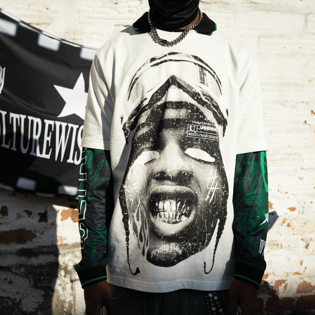 CULTUREWISE TWO STROKE ASAP CAMISETA REGULAR BLANCA