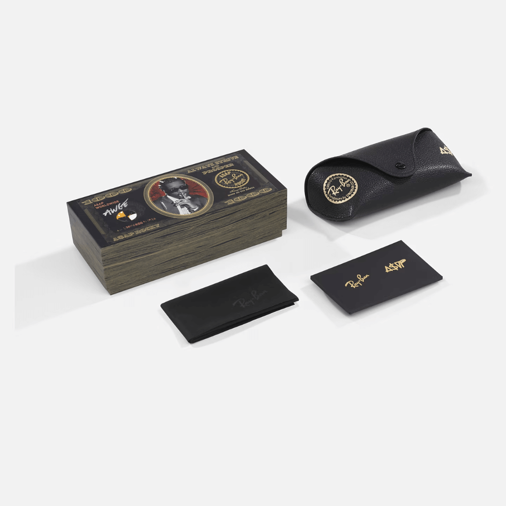 GAFAS RAYBAN X A$AP MEGACLUBMASTER BLACKED OUT COLLECTION