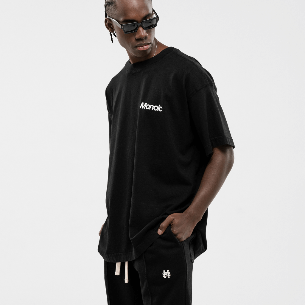 MONOIC TIMELESS V2 CAMISETA  OVERSIZED NEGRA