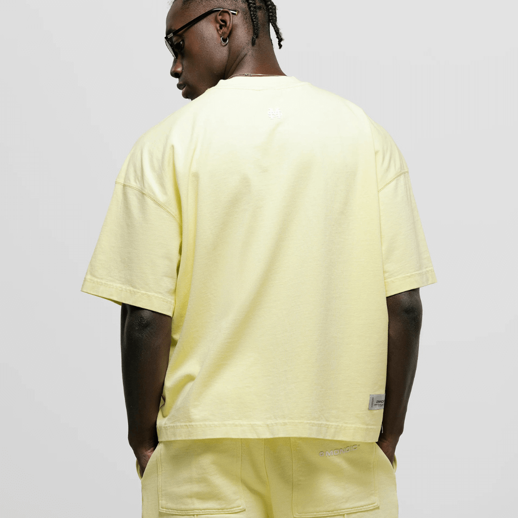 MONOIC TIMELESS V3 CAMISETA BOXY FIT AMARILLO