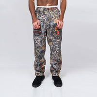 CREEP BRAND RELIQUIES PANTALON DENIM ESTAMPADO