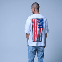 SINNERS AMERICAN HORROR CAMISETA BOXY BLANCA