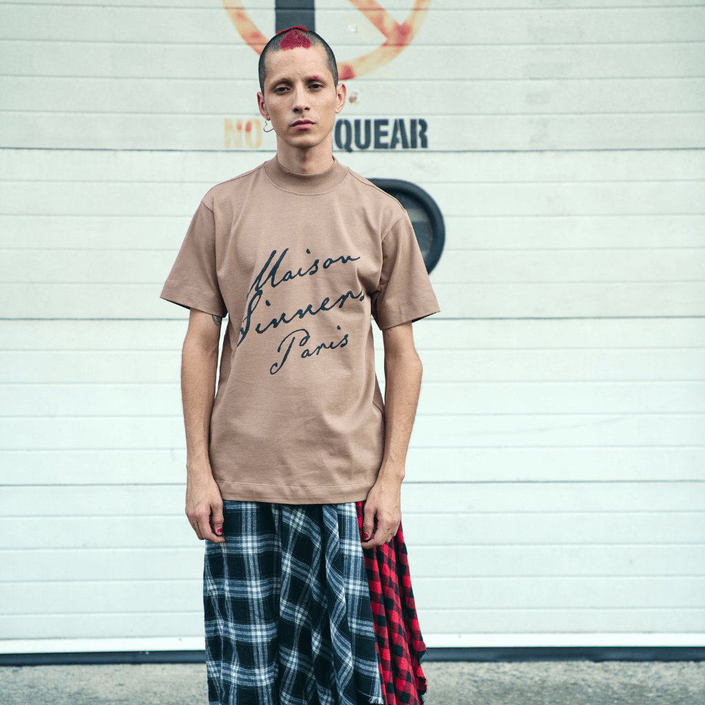 SINNERS MAISON SINNERS CAMISETA REGULAR CAFE