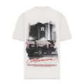 AURUM STARS I FLASHES CAMISETA OVERSIZED BLANCA