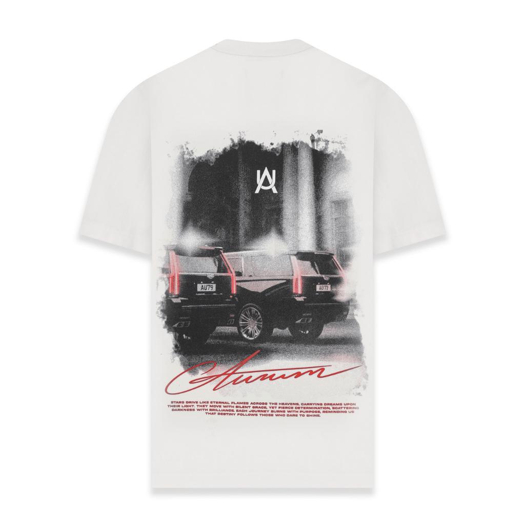 AURUM STARS I FLASHES CAMISETA OVERSIZED BLANCA