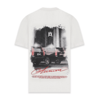 AURUM STARS I FLASHES CAMISETA OVERSIZED BLANCA