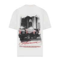 AURUM STARS I FLASHES CAMISETA OVERSIZED BLANCA