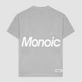 MONOIC TIMELESS V2 CAMISETA LOGO OVERSIZED GRIS DESGASTADO