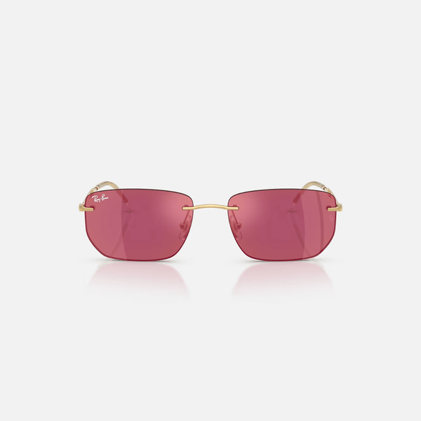 GAFAS RAYBAN 0RB3768 LENTE ROJO MARCO DORADO