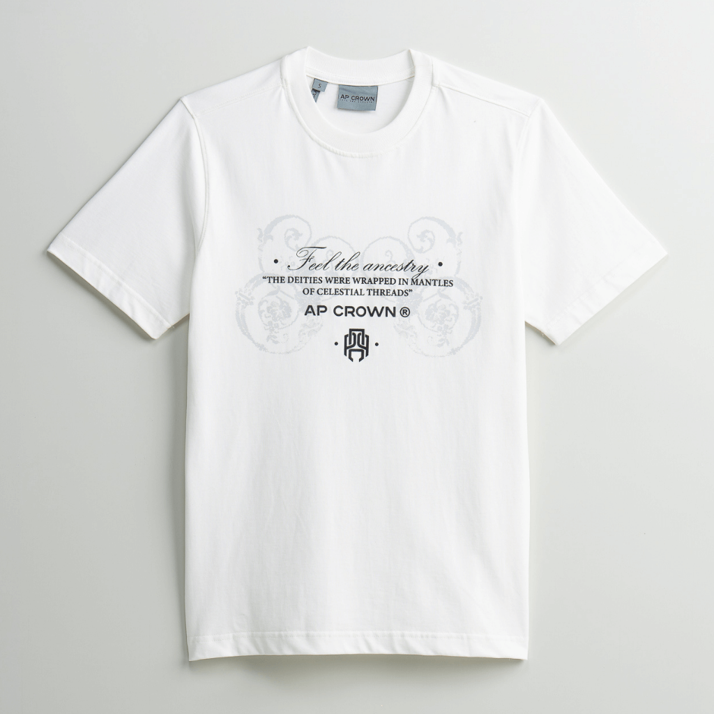 AP CROWN HILOS SAGRADOS OZIR CAMISETA REGULAR BLANCA