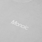 MONOIC TIMELESS V2 CAMISETA LOGO OVERSIZED GRIS DESGASTADO