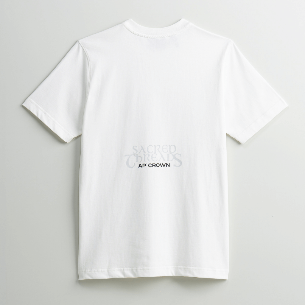 AP CROWN HILOS SAGRADOS OZIR CAMISETA REGULAR BLANCA