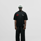 MONOIC TUTTO BENE 2 CAMISETA BOXY FIT MILANO NEGRO OSCURO