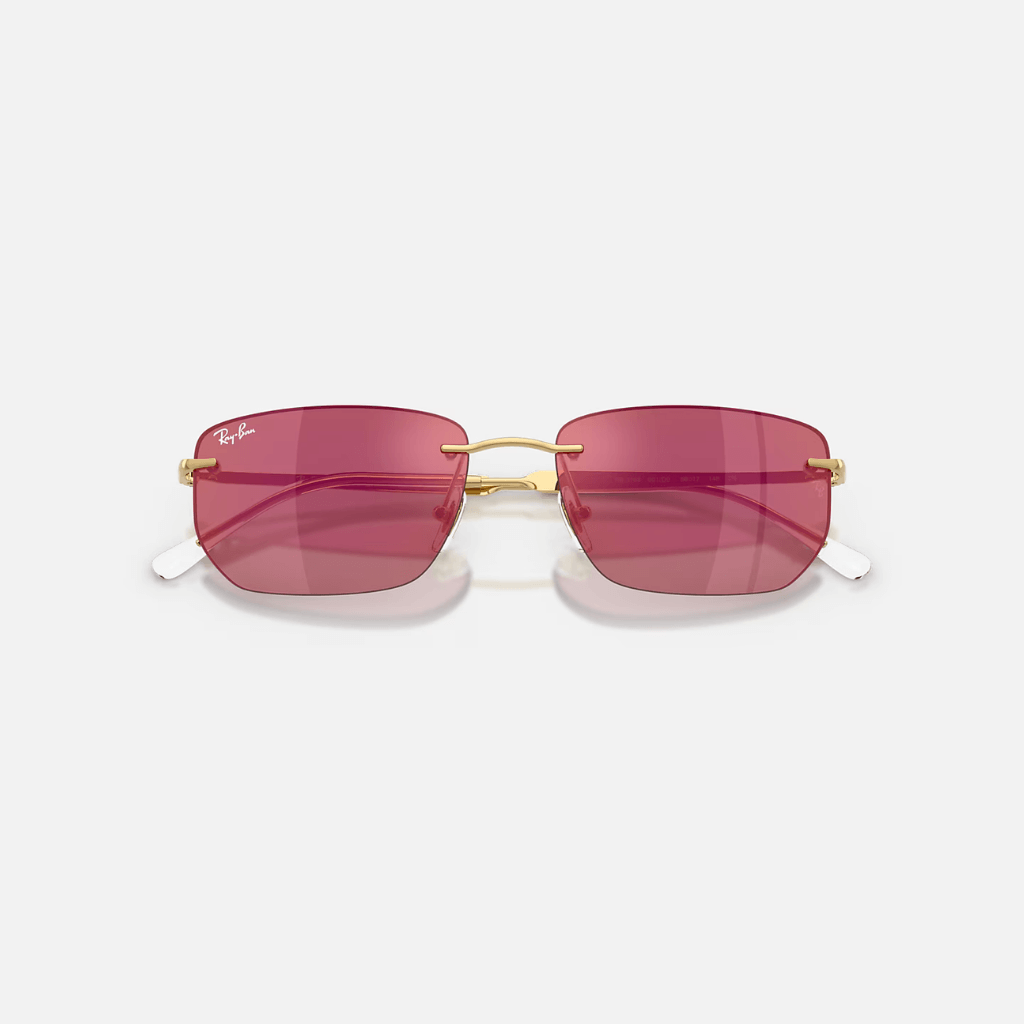GAFAS RAYBAN 0RB3768 LENTE ROJO MARCO DORADO