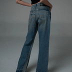 SINNERS DIRTY FLARED JEANS
