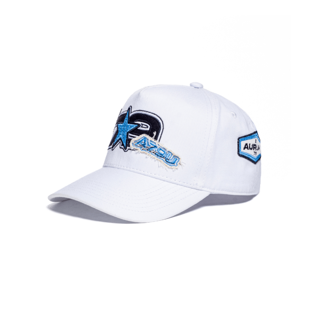 AURUM STARS II STAR PATCH GORRA AJUSTABLE BLANCA
