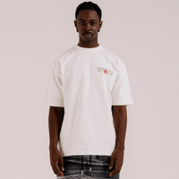 AURUM STARS I FLASHES CAMISETA OVERSIZED BLANCA