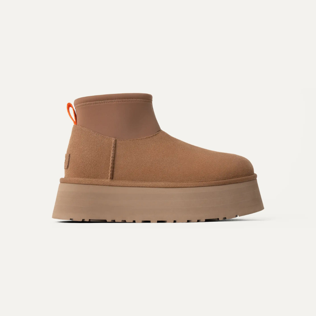 BOTAS MUJER UGG W CLASSIC MINI DIPPER CHESNUT CAFE
