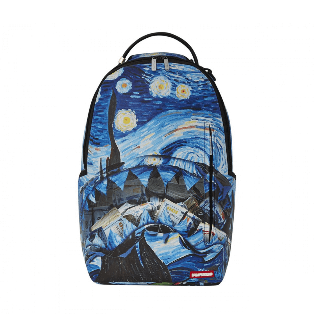 MORRAL SPRAYGROUND VAN GOGH HIDDEN MONEY BAG DLXSV AZUL