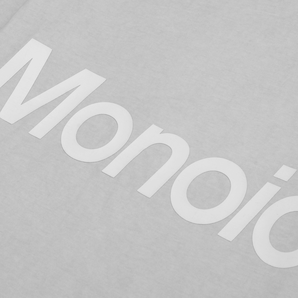 MONOIC TIMELESS V2 CAMISETA LOGO OVERSIZED GRIS DESGASTADO