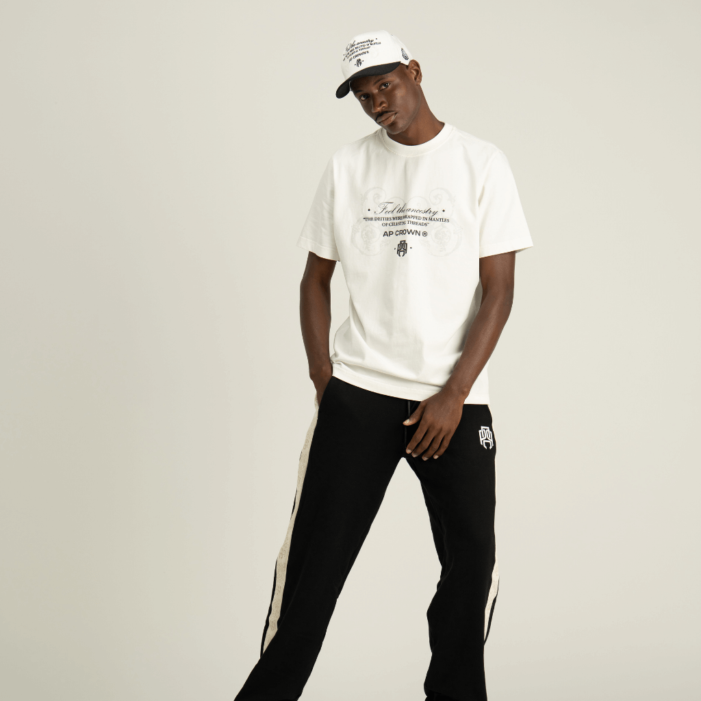 AP CROWN HILOS SAGRADOS OZIR CAMISETA REGULAR BLANCA
